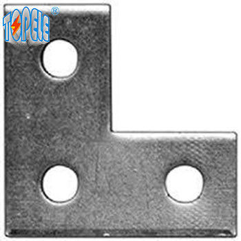 Geperforeerd 3-holes plat hoekplaat gegalvaniseerd Unistrut kanaal