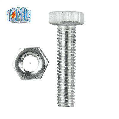 Hot Dip gegalvaniseerd roestvrij staal 4,8 M2 Hex Bolt And Nut Set