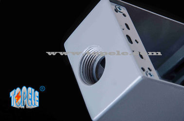 Weerbestendige elektrische dozen 3 gaten Single Gang Outlet Dozen Aluminium