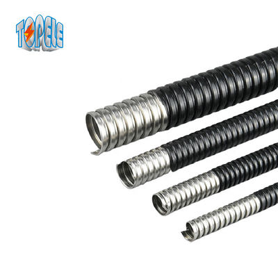 Gegalvaniseerde stalen elektrische kabels Ip65 Flexible Metal Conduit PVC coated