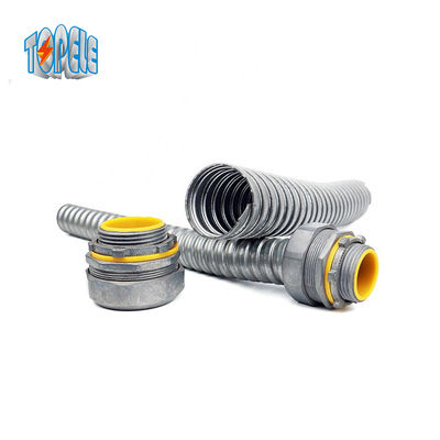 Metalen kleur 1/2" Zink gietijp Flexible Leiding Connector Recht voor Leiding