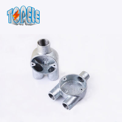 Buigsame ijzeren aluminium elektrische verbindingsdoos gegalvaniseerd 20 mm 25 mm