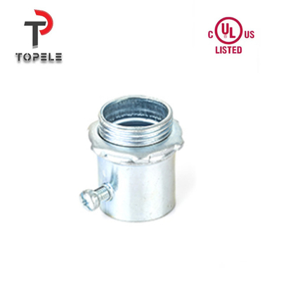 Aluminium / Gietgegooid zink / Zink-geplatte staal EMT connector UL 1/2 &quot;-4&quot; Grootte