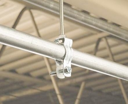 Staal EMT leiding hanger met buizen zilver 1/2' - 4'