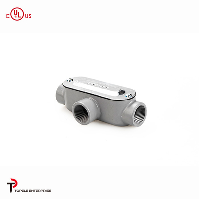 Innen / buiten T-type 4 inch stijf geleidingslichaam met draad Aluminium